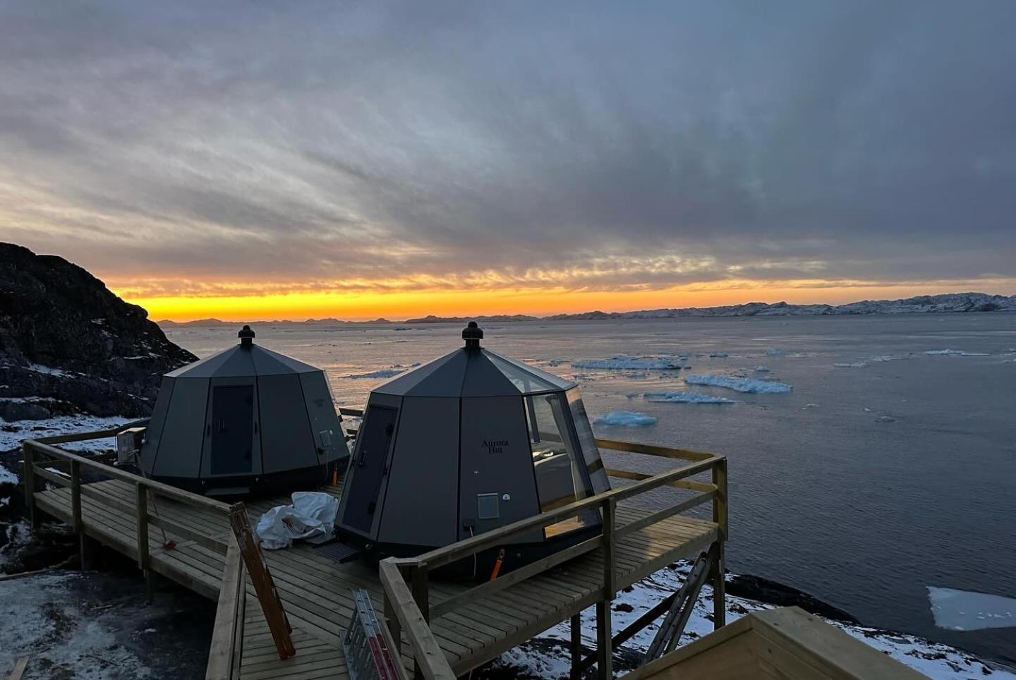 فندق Aurora Hut By Inuktravel نوك المظهر الخارجي الصورة